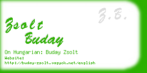 zsolt buday business card